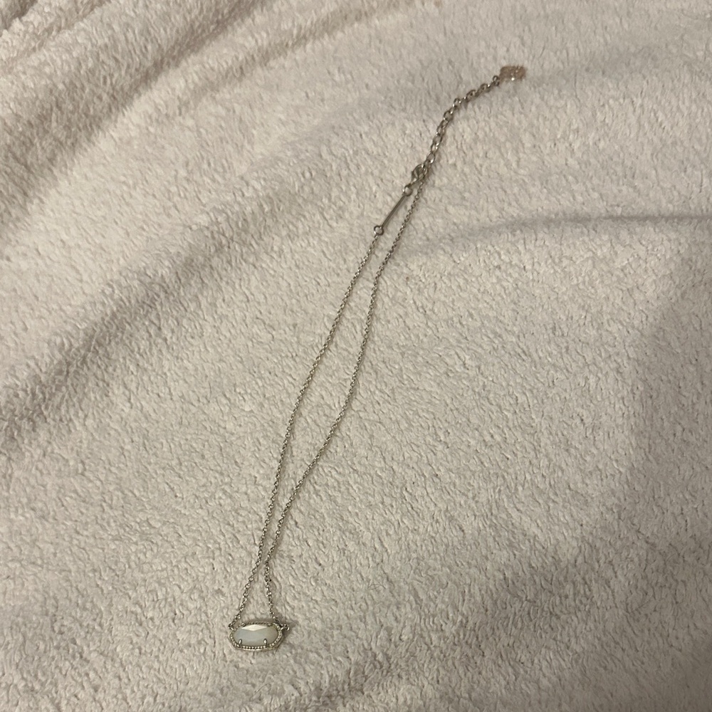 Gold white Kendra Scott necklace